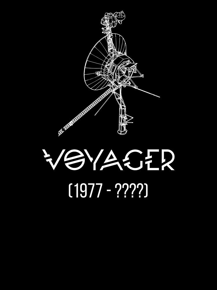 Voyager 1 | White by Dreams of Dubai T-Shirts, Hoodie, Sweatshirt | BlankRebels.com (Image 3)