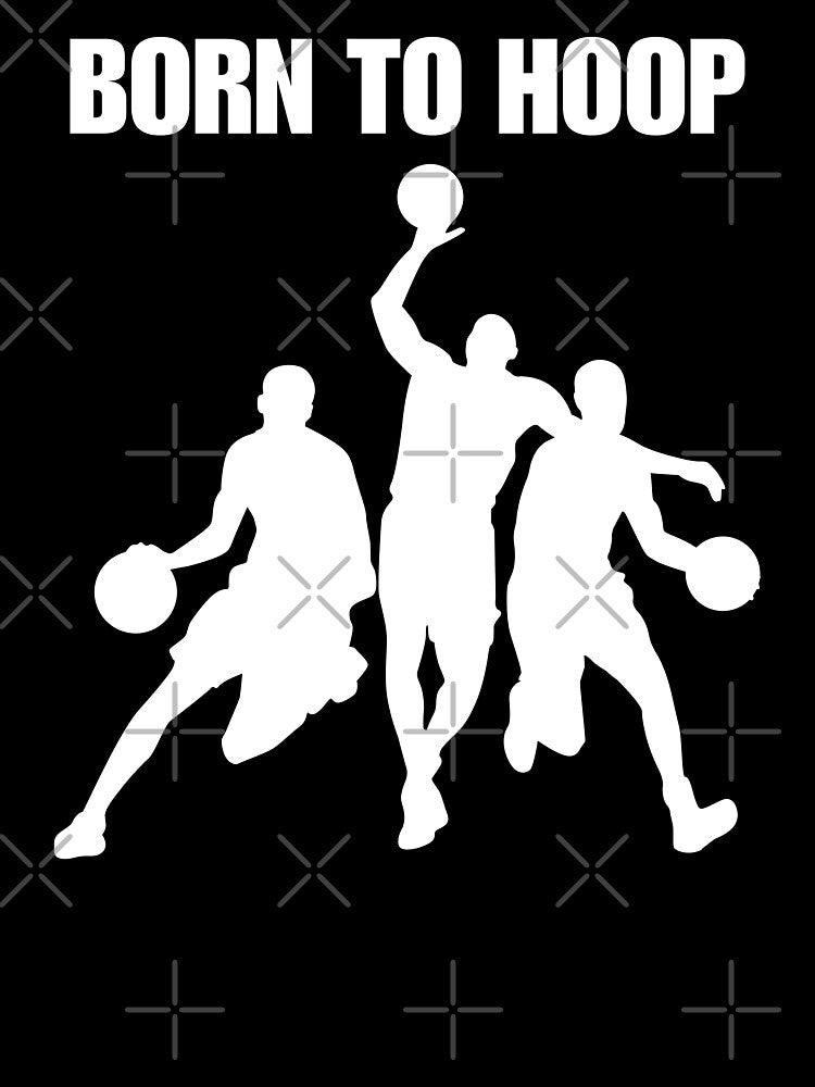 Born to hoop, funny quote or saying for athletes and people who love and like basketball sport by NBSStore... (Image 3)