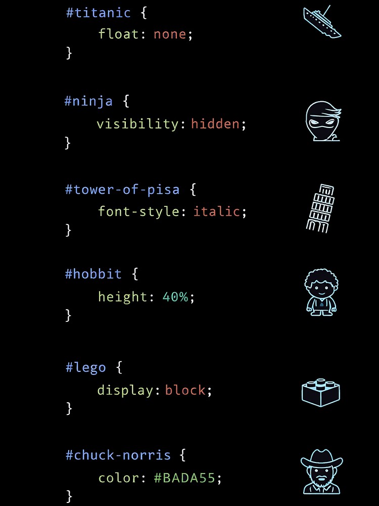CSS Code Puns – Programming Memes by The-Jerk-Store T-Shirts, Hoodie, Sweatshirt | BlankRebels.com (Image 3)