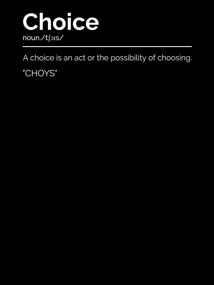 Choice by ConsiTee T-Shirts, Hoodie, Sweatshirt | BlankRebels.com (Image 3)