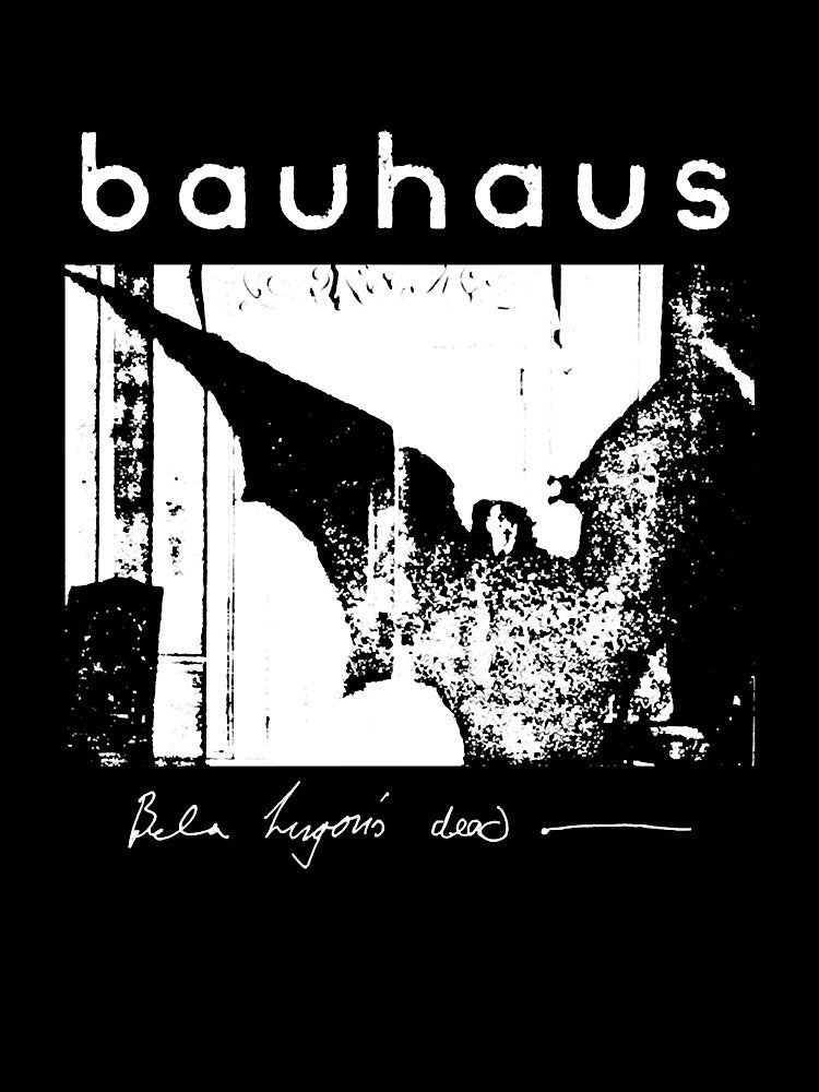 Bauhaus - Bat Wings - Bela Lugosi's Dead by CliffordCasey T-Shirts, Hoodie, Sweatshirt | BlankRebels.com (Image 3)