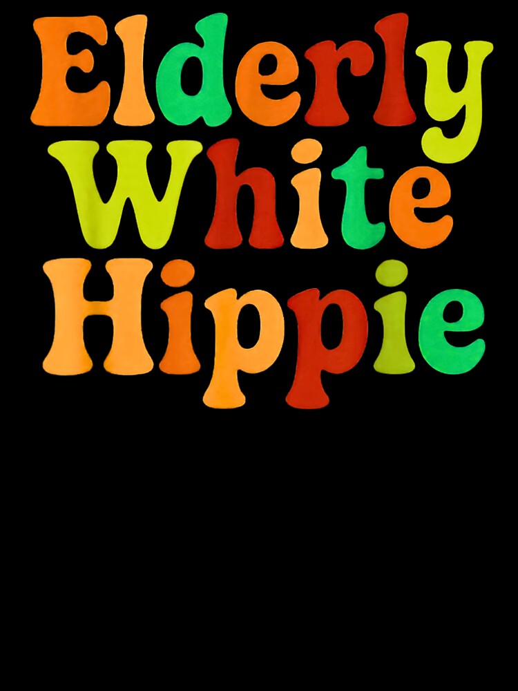Elderly White Hippie Woman Retro Design – Peace and Love Flower Power Style by CARTERRSHOP T-Shirts, Hoodie,... (Image 3)
