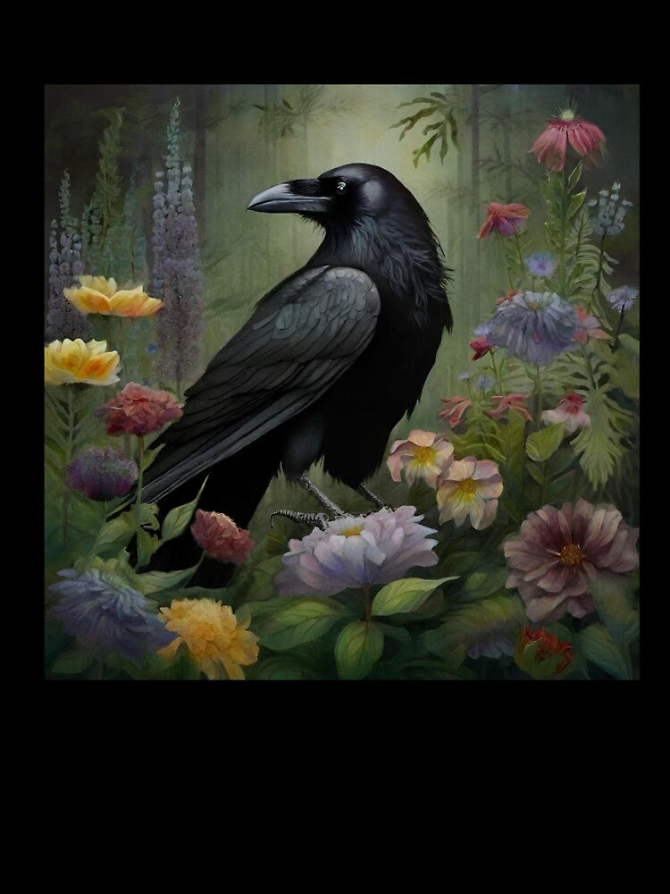 Black Crow, Dark Academia Art by WitchyGypsyCo T-Shirts, Hoodie, Sweatshirt | BlankRebels.com (Image 3)