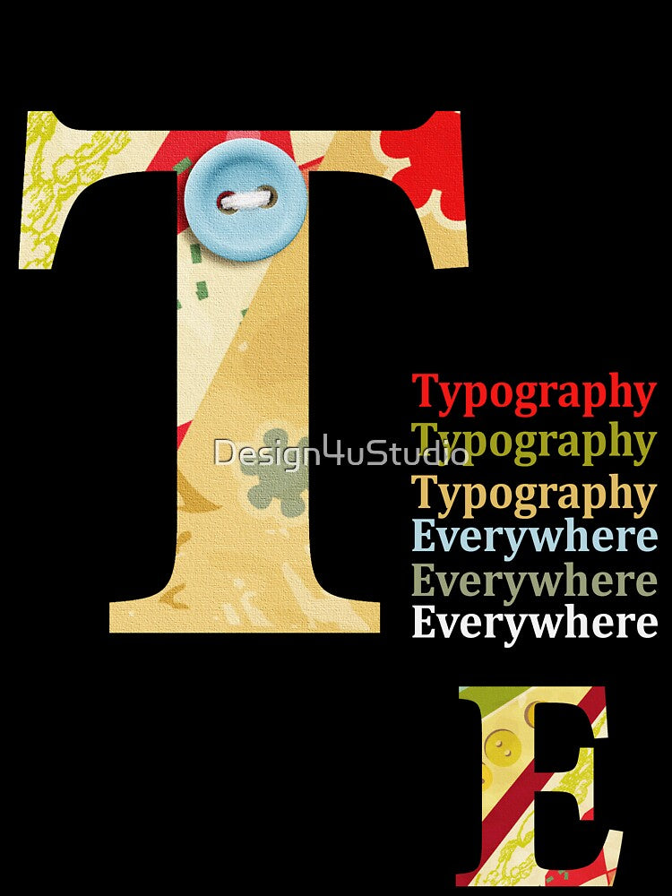 Typography by Design4uStudio T-Shirts, Hoodie, Sweatshirt | BlankRebels.com (Image 3)