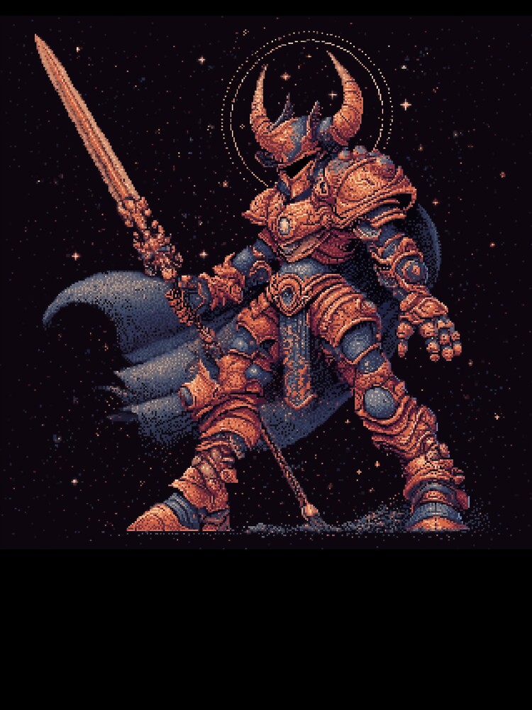 Knight Pixel Art T-Shirts, Hoodie, Sweatshirt