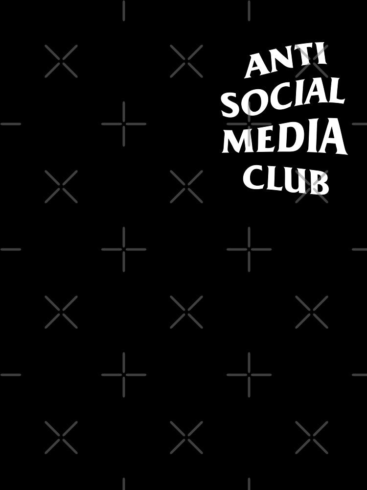 Anti Social Media Club by Neon Purple Noodle Bar T-Shirts, Hoodie, Sweatshirt | BlankRebels.com (Image 3)