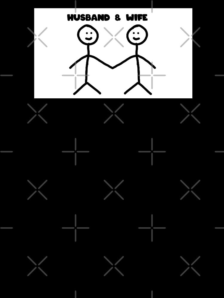 Perfect Couple Stick Figures Husband And Wife Meme by Altohombre T-Shirts, Hoodie, Sweatshirt | BlankRebels.com (Image 3)