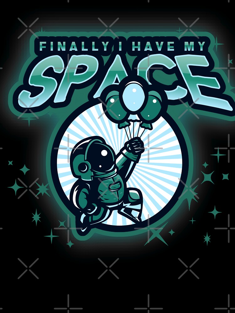 Finally I Have My Space- Astronaut With Balloons by joabaj T-Shirts, Hoodie, Sweatshirt | BlankRebels.com (Image 3)