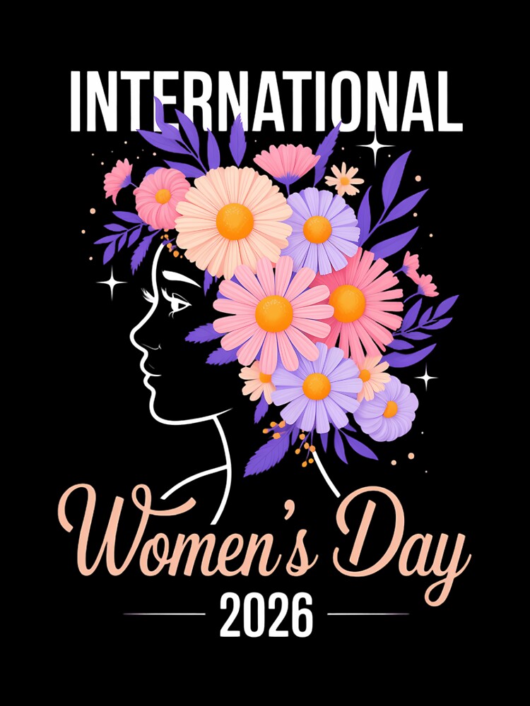 International Women's Day 2026 Floral 8 March by EllenJast T-Shirts, Hoodie, Sweatshirt | BlankRebels.com (Image 3)