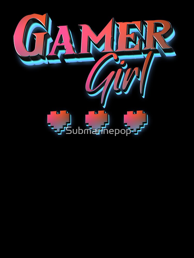 gamer girl by Submarinepop T-Shirts, Hoodie, Sweatshirt | BlankRebels.com (Image 3)