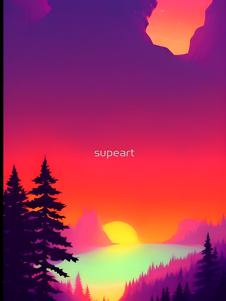 Discover Elegance Charm Our Minimalist Landscape Mountain View Sunrise Prints T-Shirts, Hoodie, Sweatshirt