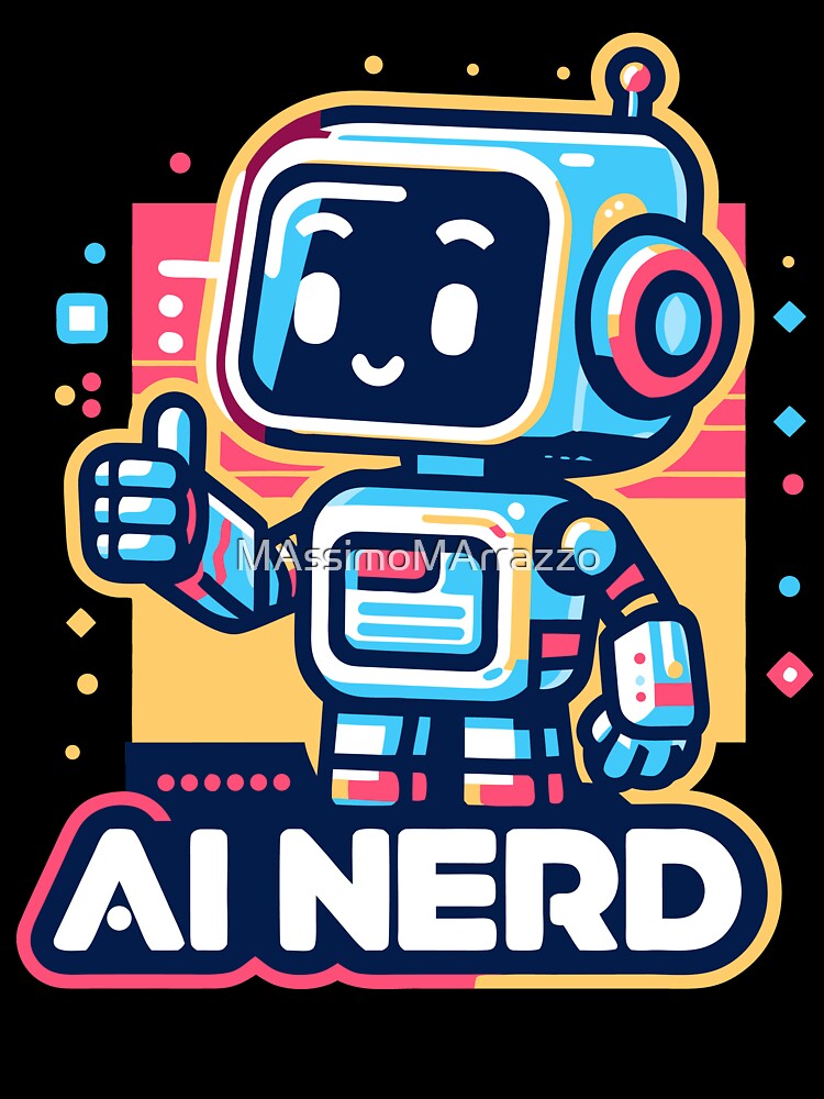 AI Nerd Retro Bot by ArtEmotionsImages