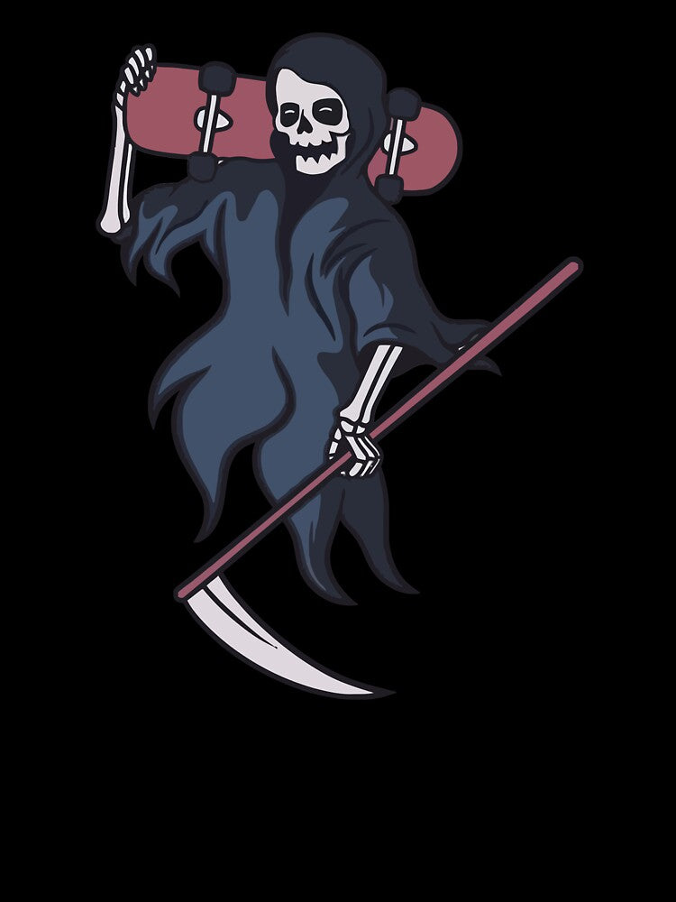 grim reaper skateboard by zaher97 T-Shirts, Hoodie, Sweatshirt | BlankRebels.com (Image 3)