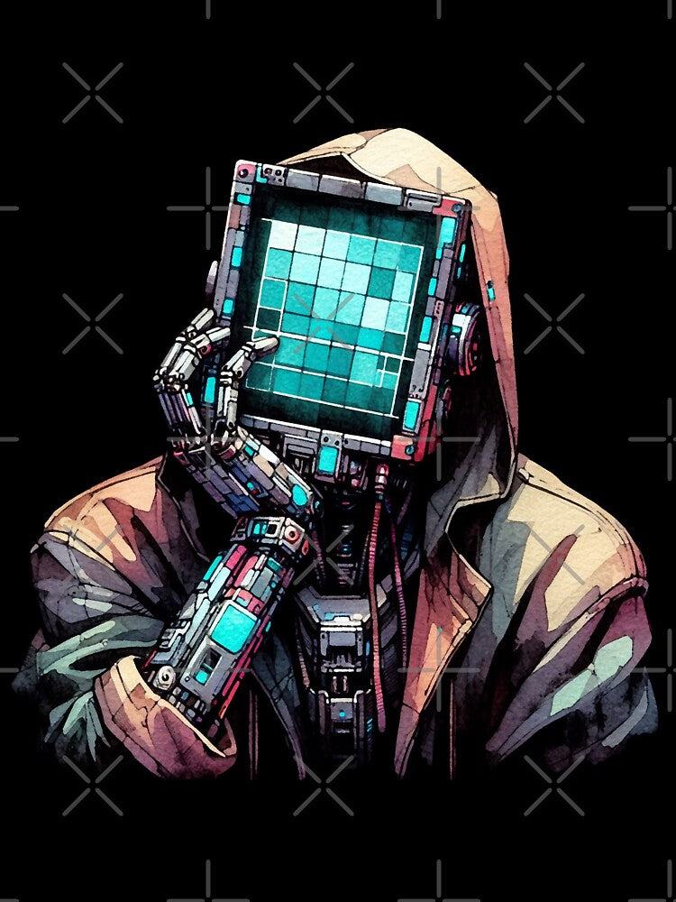 Cyberpunk Robot is Bored by RESToRAPTOR T-Shirts, Hoodie, Sweatshirt | BlankRebels.com (Image 3)
