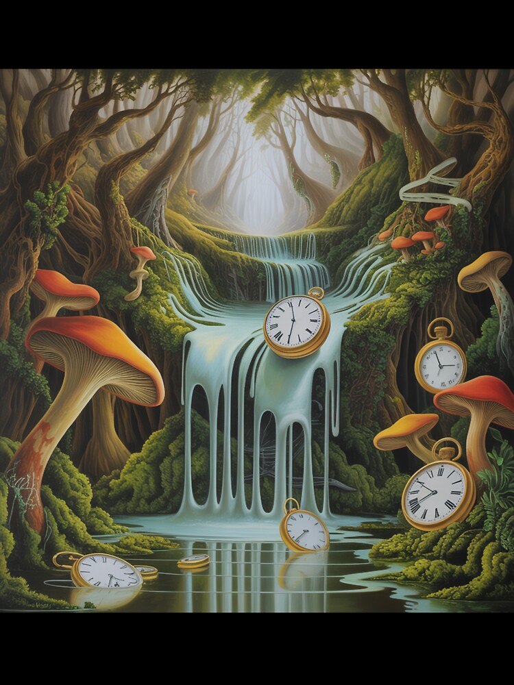 Dense forest,style Salvador Dali. by elegantpaterns T-Shirts, Hoodie, Sweatshirt | BlankRebels.com (Image 3)
