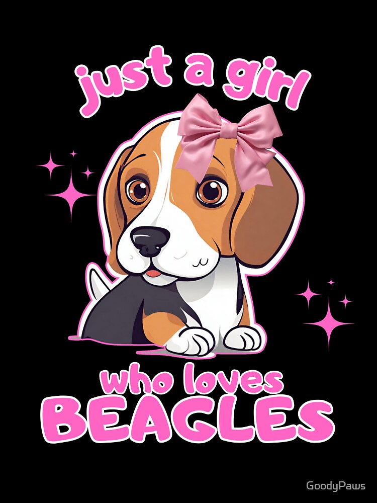Just a girl who loves dogs Beagle by GoodyPaws T-Shirts, Hoodie, Sweatshirt | BlankRebels.com (Image 3)