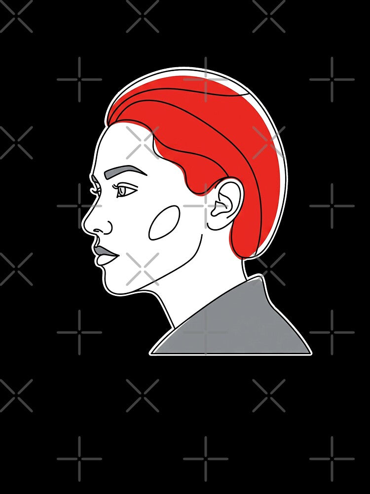 Minimalist Line Art Portrait by Pikamuu T-Shirts, Hoodie, Sweatshirt | BlankRebels.com (Image 3)