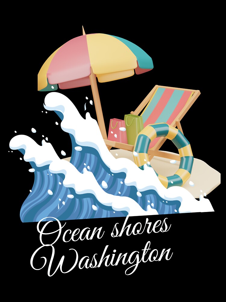 Ocean shores Washington cool design ?️? by Basma Store T-Shirts, Hoodie, Sweatshirt | BlankRebels.com (Image 3)