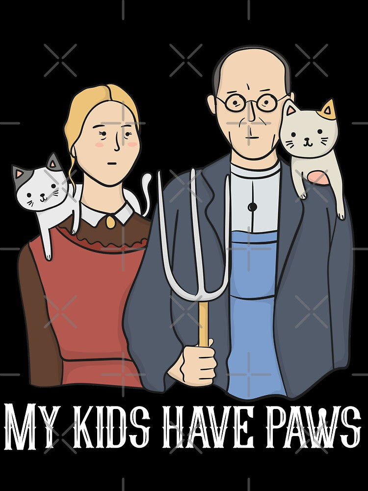 My Kids Have Paws Funny Cat Lover by YOMINUS