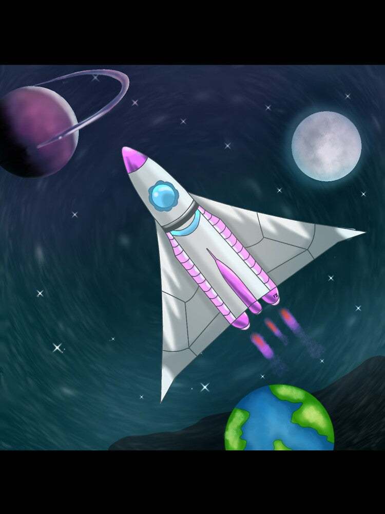 Spaceship by FennyWijayaMomo T-Shirts, Hoodie, Sweatshirt | BlankRebels.com (Image 3)