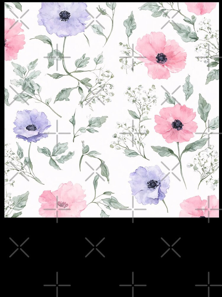 Minimalist Soft Watercolor Floral Pattern by SeamPix T-Shirts, Hoodie, Sweatshirt | BlankRebels.com (Image 3)