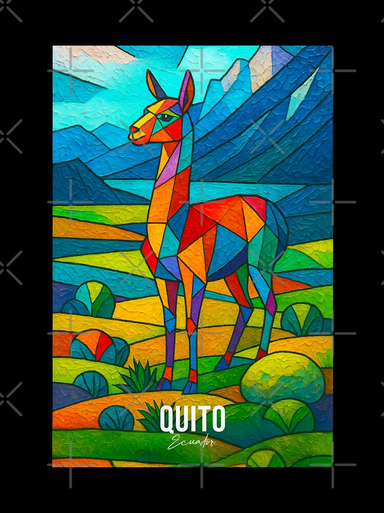 Andean Llama – Geometric Mountain Art by AtuqStudio T-Shirts, Hoodie, Sweatshirt | BlankRebels.com (Image 3)