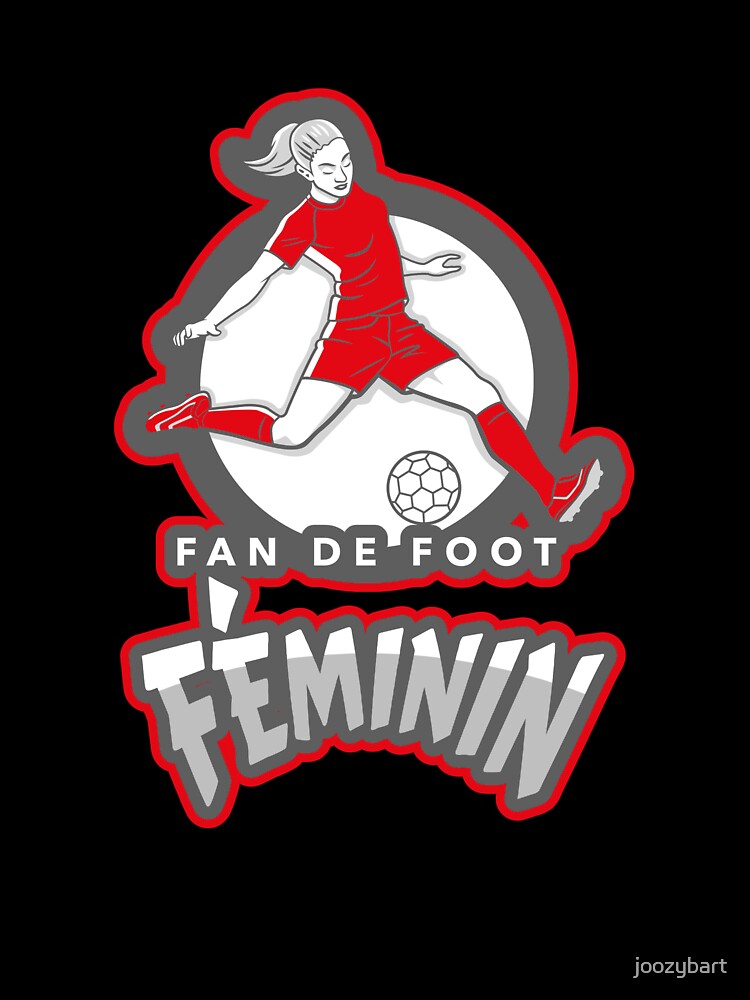 Female soccer fan funny gift football by joozybart