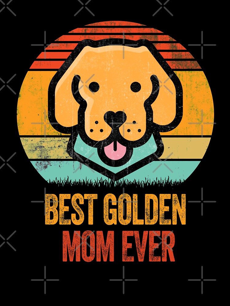Best Golden Retriever Mom Ever Vintage Distressed Gift by Guarddogdrive T-Shirts, Hoodie, Sweatshirt (Image 3)