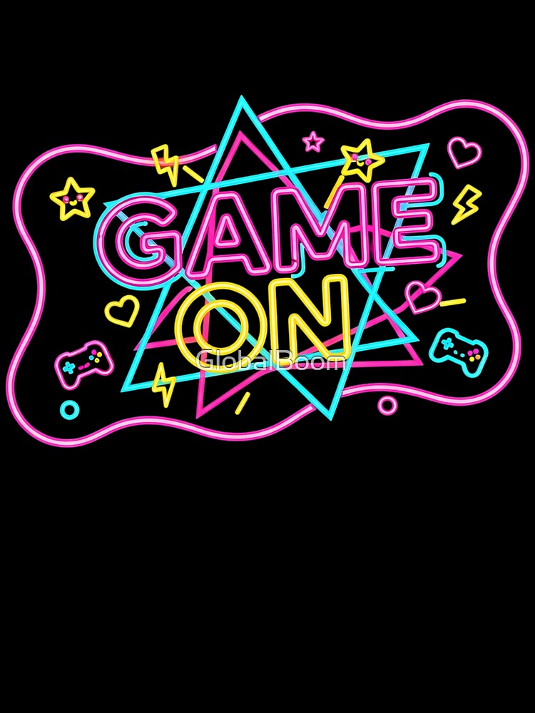 Game On Neon Gamer – Cyberpunk PC Gaming Illustration by GlobalBoom T-Shirts, Hoodie, Sweatshirt | BlankRebels.com (Image 3)