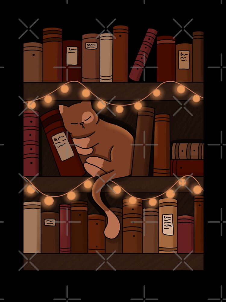 Library Cat by annexart T-Shirts, Hoodie, Sweatshirt | BlankRebels.com (Image 3)