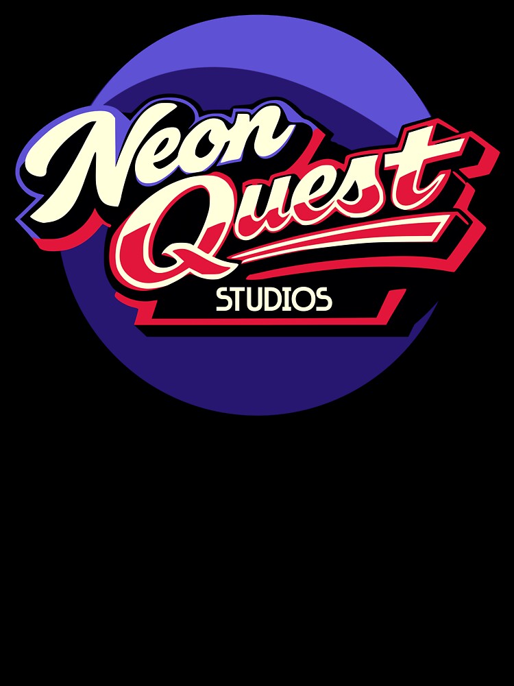 Neon Quest Studios – Retro Game Badge T-Shirts, Hoodie, Sweatshirt