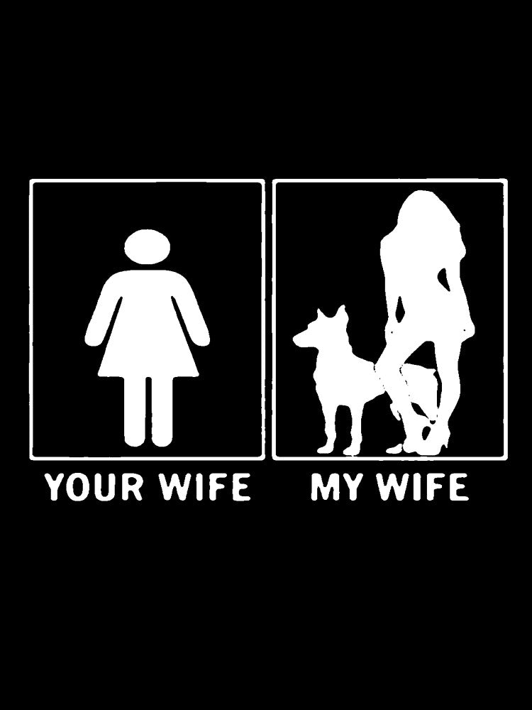 Your wife my wife pet dog by Amna-and-co