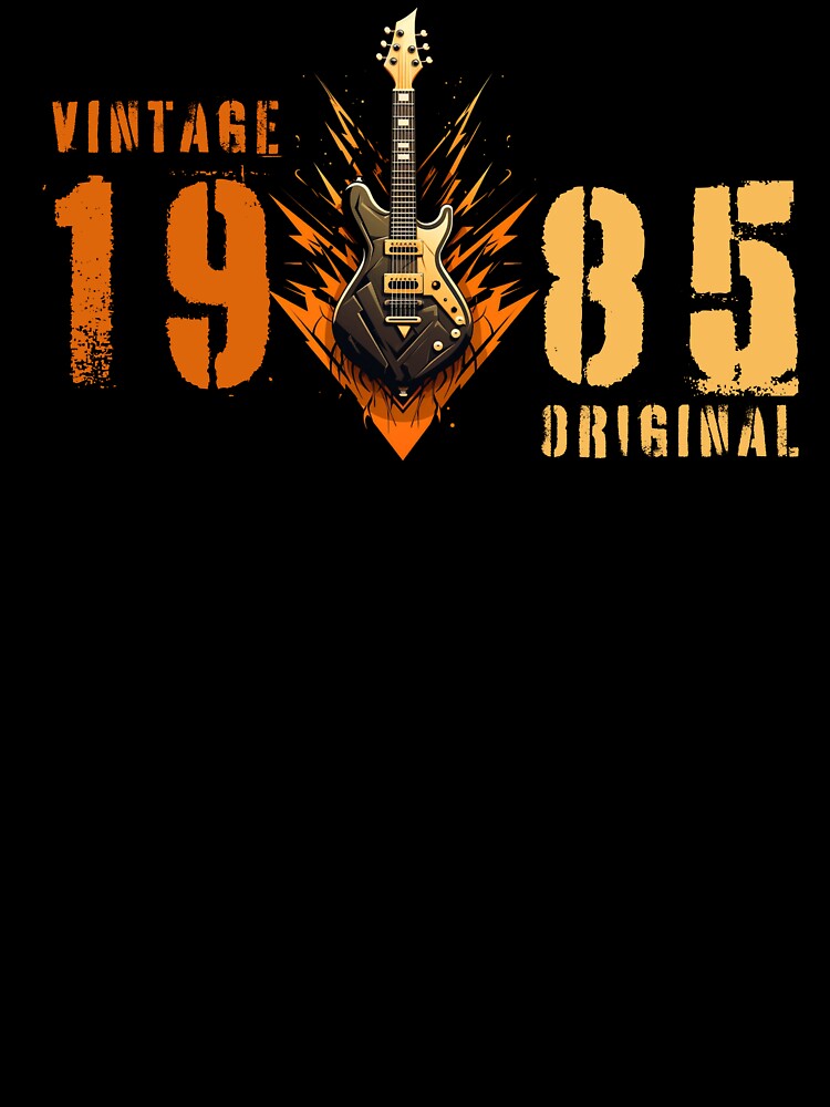 Born 1985 vintage original, quitar by Krzysztof Siwek T-Shirts, Hoodie, Sweatshirt | BlankRebels.com (Image 3)
