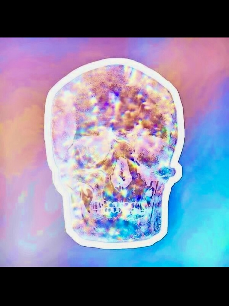 Holograph Skull by CristalleLisa T-Shirts, Hoodie, Sweatshirt | BlankRebels.com (Image 3)
