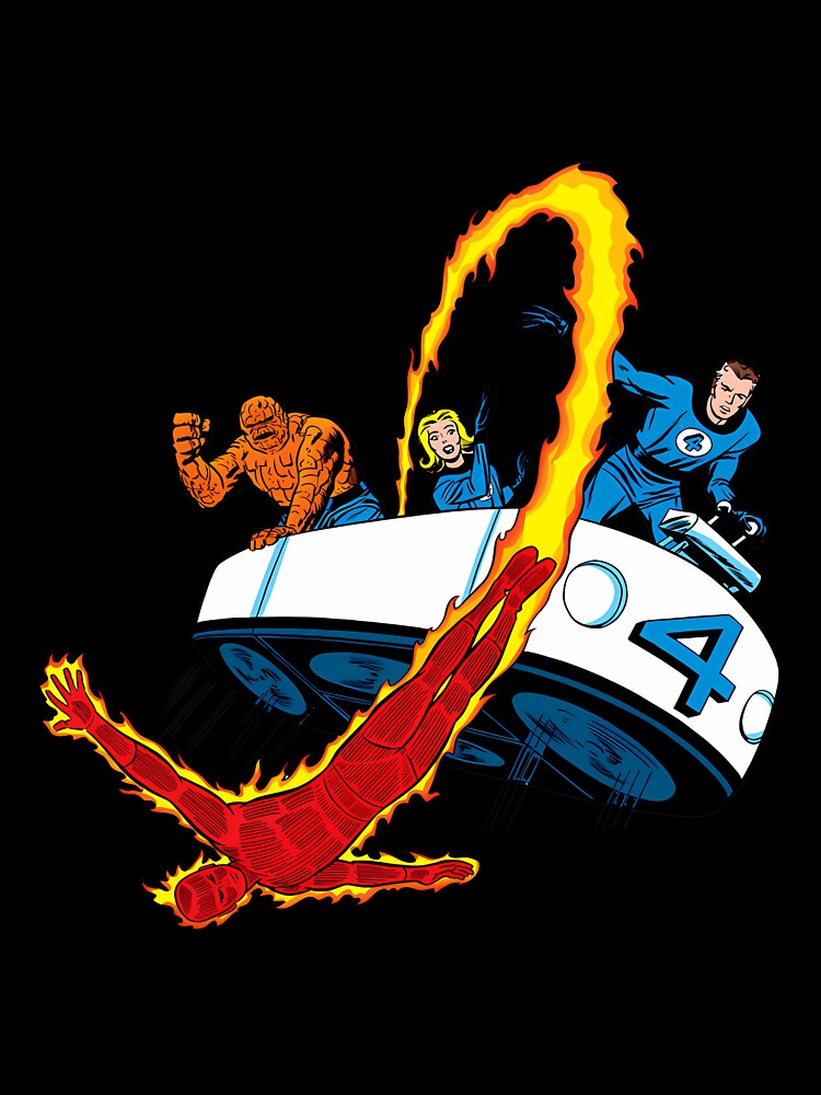 Fantastic Four Fantasticar Team by Elemson T-Shirts, Hoodie, Sweatshirt | BlankRebels.com (Image 3)