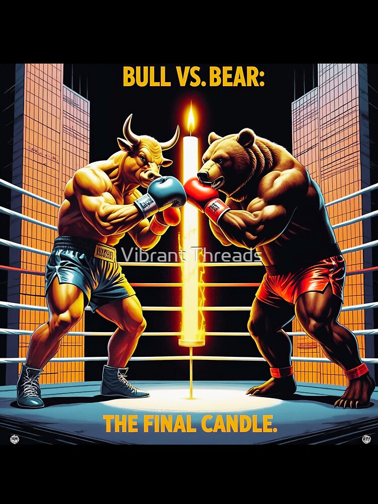 Bull vs. Bear: The Final Candle by Vibrant Threads T-Shirts, Hoodie, Sweatshirt | BlankRebels.com (Image 3)