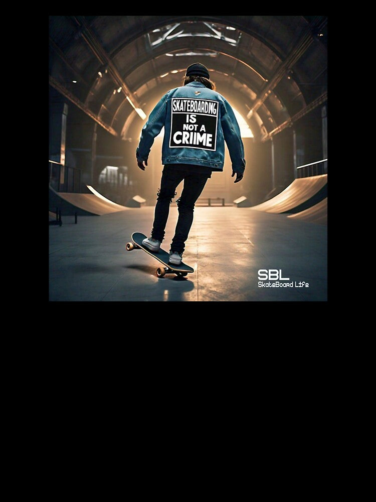 Skateboarding is not a crime 1 by ForecastVSN T-Shirts, Hoodie, Sweatshirt | BlankRebels.com (Image 3)