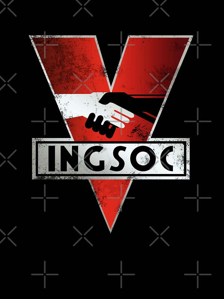 1984 INGSOC Logo George Orwell by JohnMatrix420 T-Shirts, Hoodie, Sweatshirt | BlankRebels.com (Image 3)