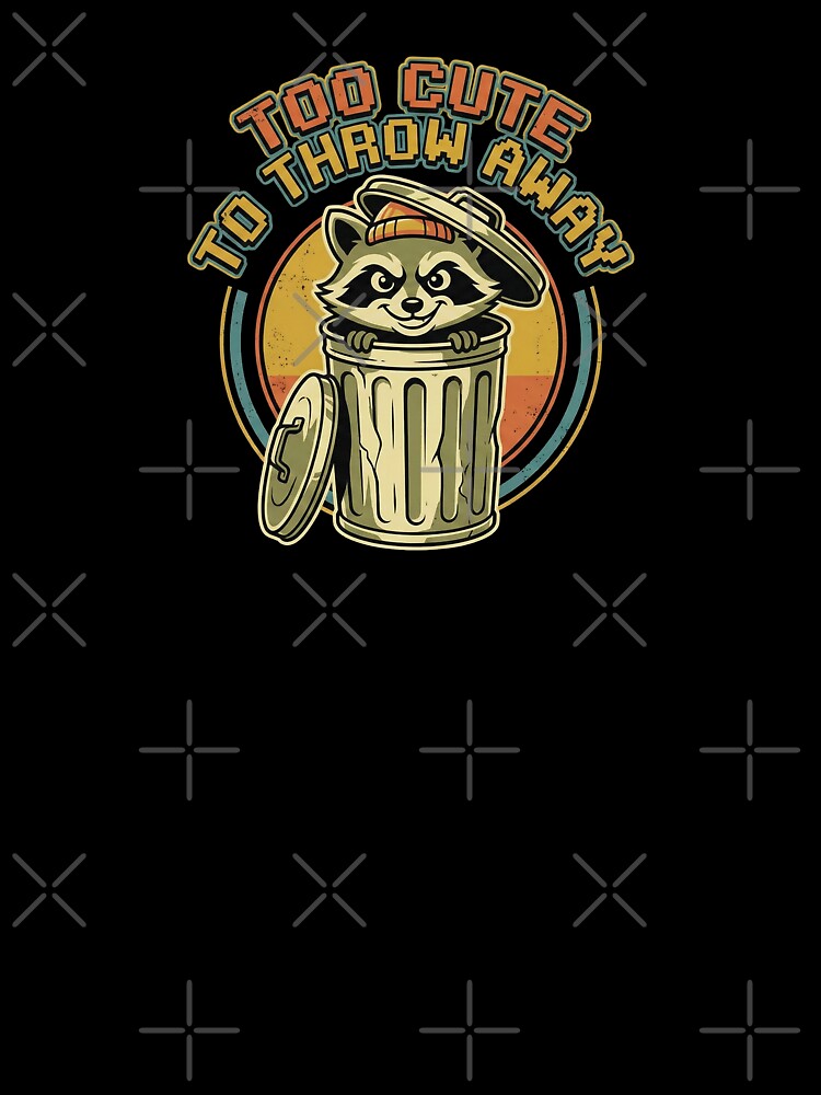 Raccoon - Trash Panda by AK AESTHETIC STUDIOS T-Shirts, Hoodie, Sweatshirt | BlankRebels.com (Image 3)