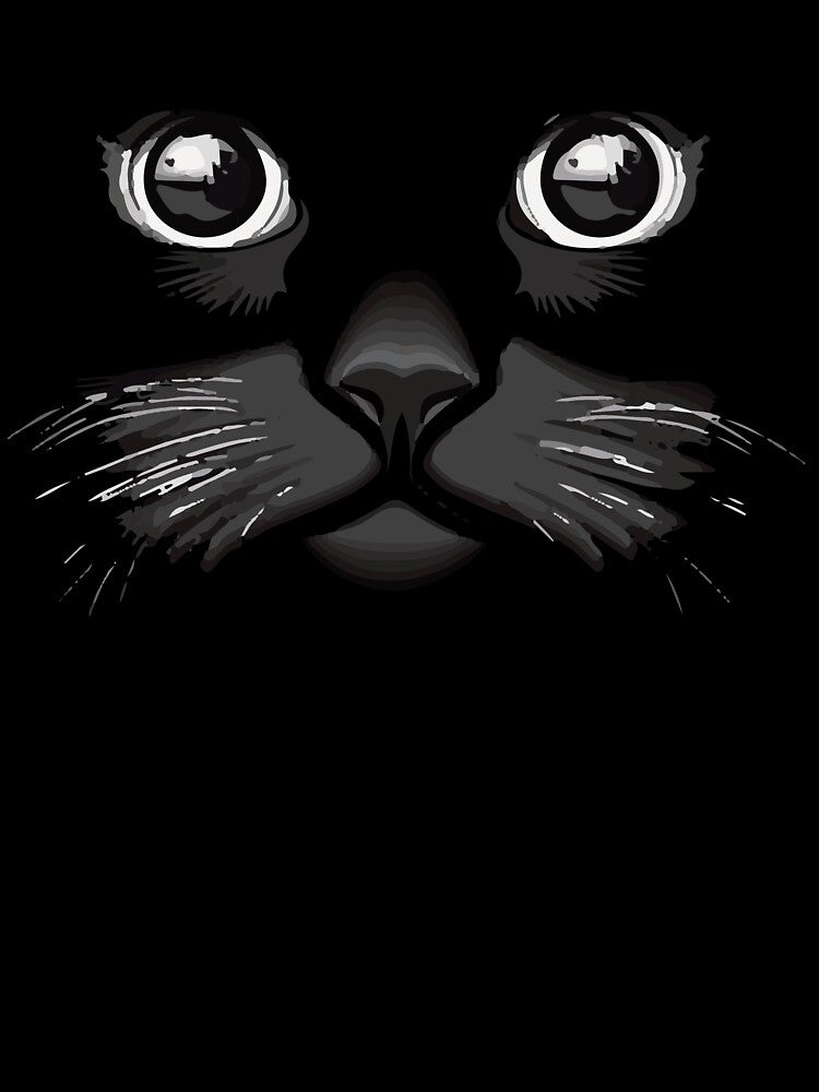 Black cat face halloween costume by Teobaldo T-Shirts, Hoodie, Sweatshirt | BlankRebels.com (Image 3)