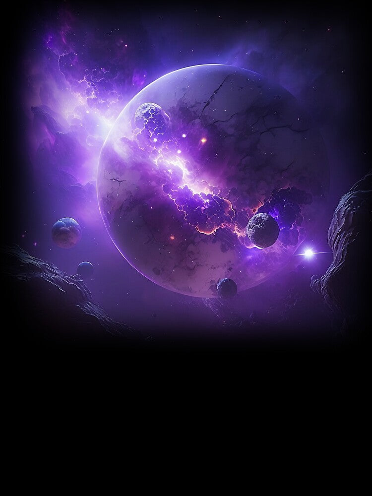 Purple Galaxy by Coolea T-Shirts, Hoodie, Sweatshirt | BlankRebels.com (Image 3)