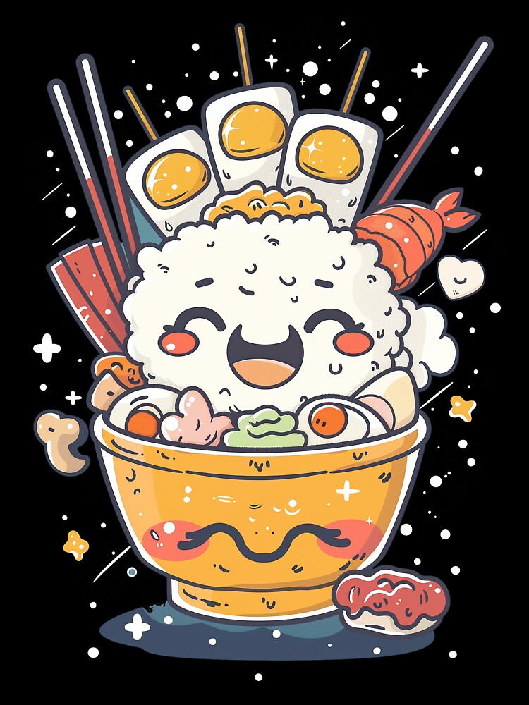 Kawai Food Kawaii Charachter by nomiraclehere T-Shirts, Hoodie, Sweatshirt | BlankRebels.com (Image 3)