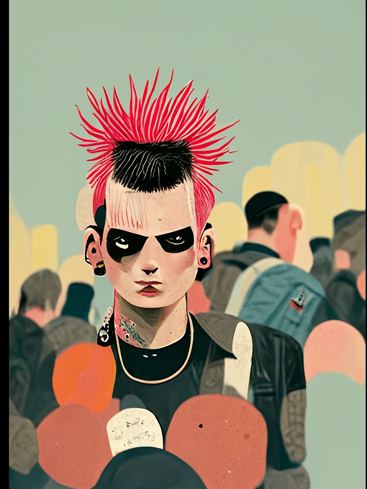 Punk Portrait by deificusArt