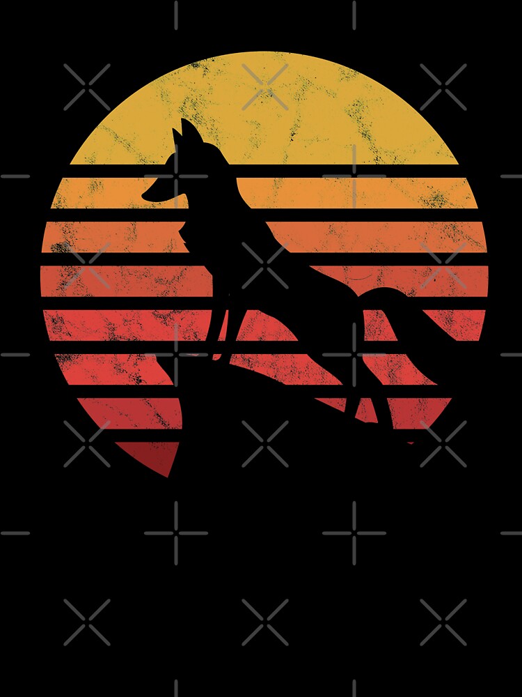 Vintage Fox Under The Sunset by cartoonice T-Shirts, Hoodie, Sweatshirt | BlankRebels.com (Image 3)