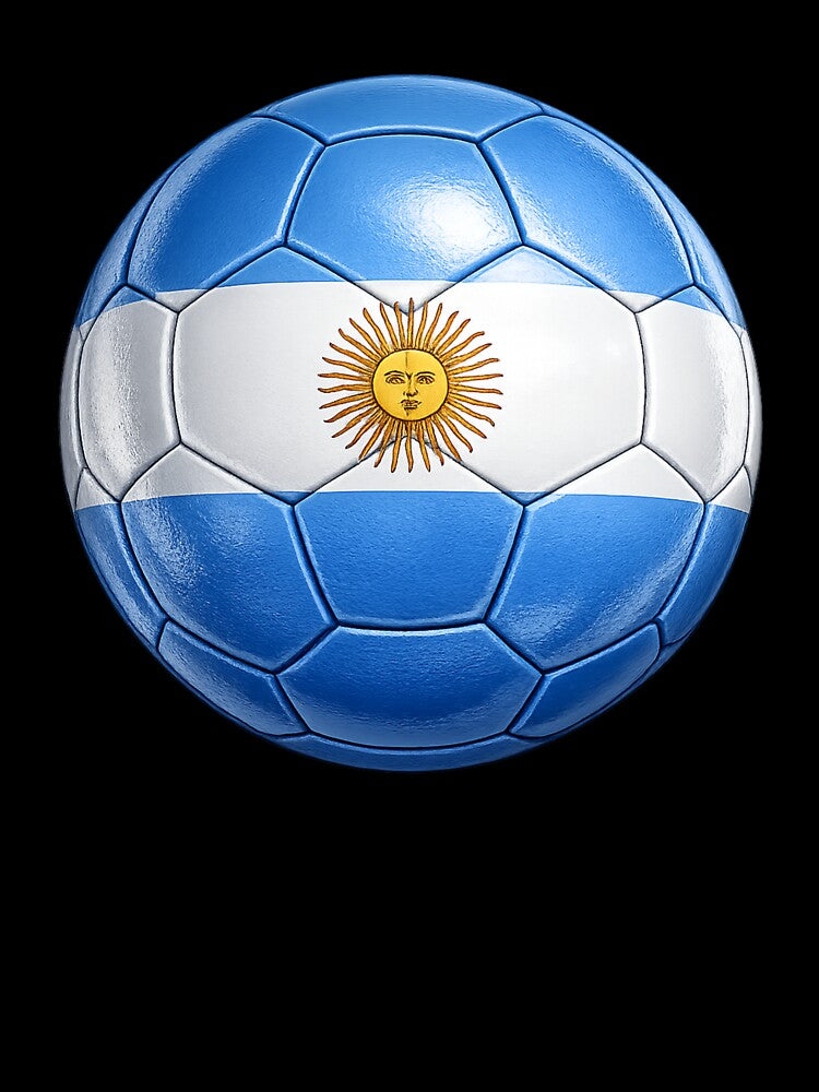 Argentina Flag Football Design by redsharkuk