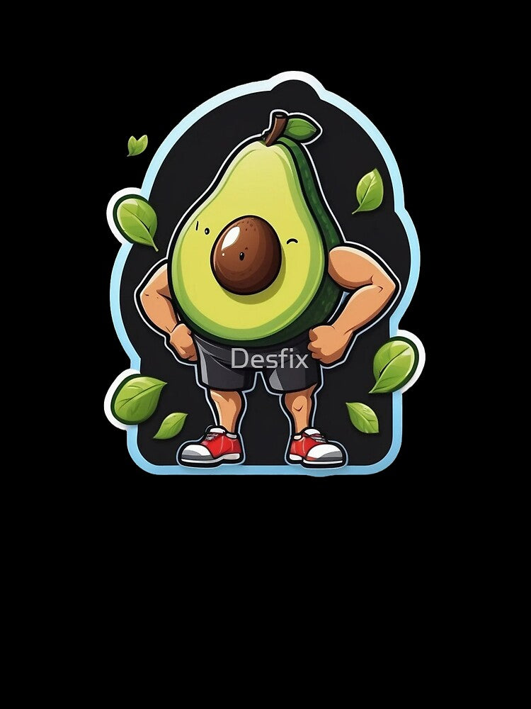 Cartoon Avacado Pear Sportsman by Desfix T-Shirts, Hoodie, Sweatshirt | BlankRebels.com (Image 3)