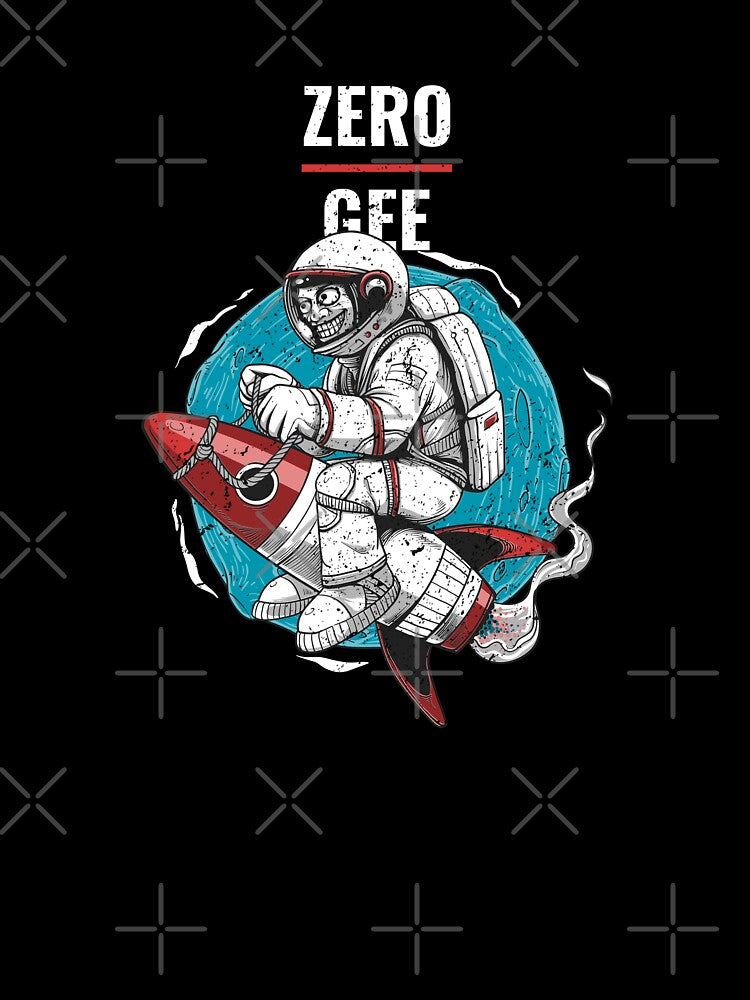 Zero Gee Gravity Riding Rocket Astronaut by Alladin7 T-Shirts, Hoodie, Sweatshirt | BlankRebels.com (Image 3)