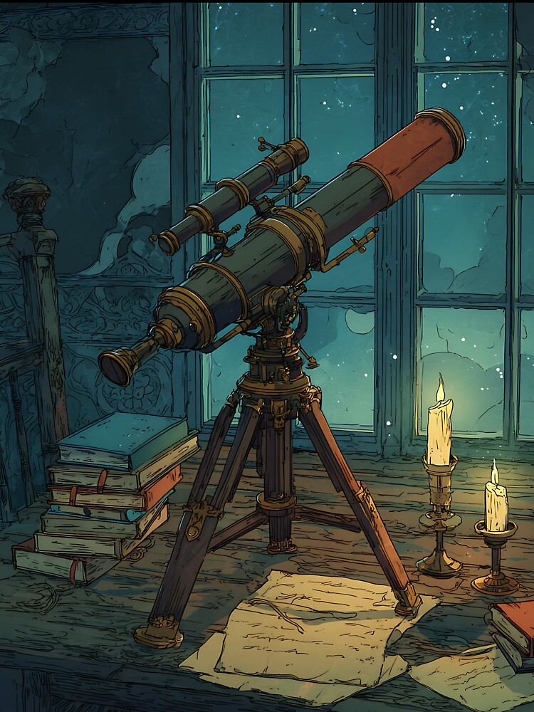 Vintage Telescope by bapupa T-Shirts, Hoodie, Sweatshirt | BlankRebels.com (Image 3)