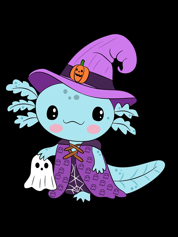 Blue axolotl Halloween by Pe.peach T-Shirts, Hoodie, Sweatshirt | BlankRebels.com (Image 3)