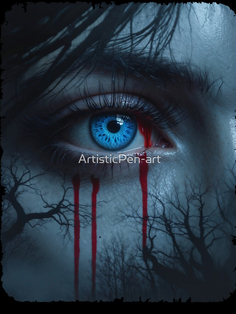 Mystery Blue Eye by ArtisticPen-art T-Shirts, Hoodie, Sweatshirt | BlankRebels.com (Image 3)